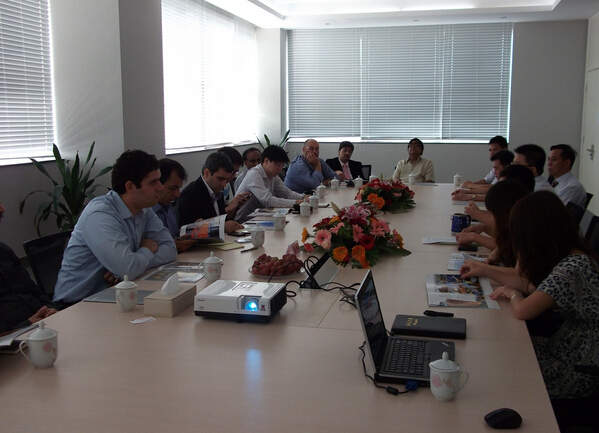 外賓到我公司參觀、座談