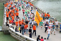 &ldquo;司能潤(rùn)滑油&rdquo;在龍?zhí)讹h揚(yáng) &mdash;&mdash;暨&ldquo;積極工作  健康生活&rdquo;健步走活動(dòng)